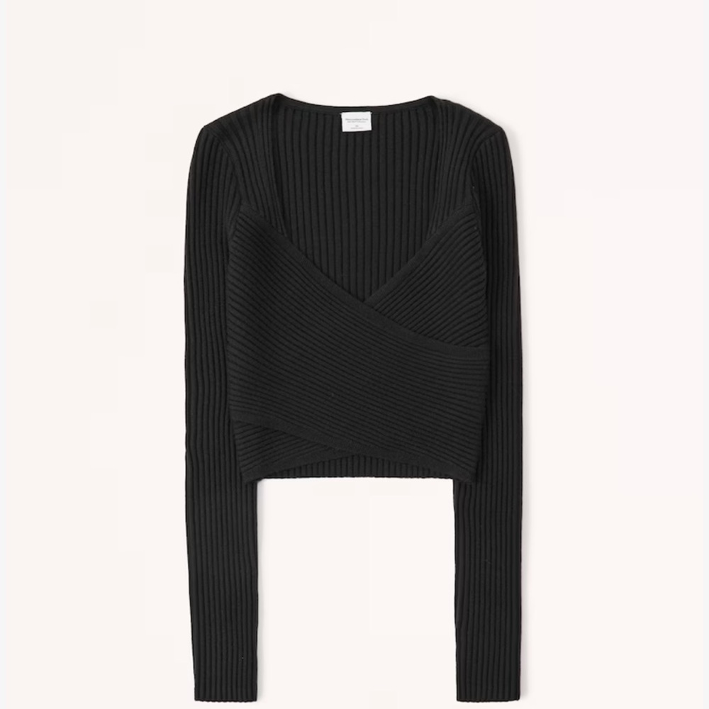 Abercrombie NWT - LuxeLoft Wrap Sweater Top XXS